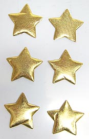 Sticker Sterne 3cm gold
